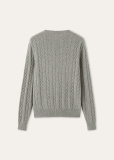 Loro Piana Cedar Crewneck  Cashmere Glacier Sky Glacier Sky