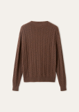 Loro Piana Cedar Crewneck  Cashmere Apple Crisp Melange