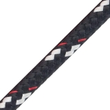 New England Ropes 1 4 6mm Sta-Set Solid Black Rope, 110 Feet Long - Durable Strong