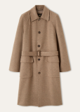 Loro Piana Owen Coat  Cashmere - Rain System®Rustic Brown Mel
