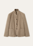Loro Piana Spagna Jacket  Cashmere - Storm System®Rustic Brown Mel