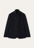 Loro Piana Spagna Jacket  Cashmere - Storm System® Blue Navy