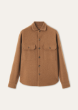 Loro Piana Hazel Overshirt  Wool, Cashmere  Walnut Grace