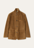 Loro Piana Roadster Jacket  Calfskin Cognac