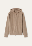 Loro Paina Varallo Bomber Jacket  Baby Cashmere Mulberry Natural Wood