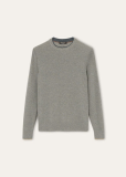 Loro Piana Varallo Crewneck  Baby Cashmere Ice Thatch