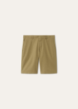 Loro Piana Jarno Bermuda Shorts  Cotton Foggy Green