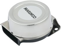 Marinco 10035 12V Mini Compact Electric Horn Durable Marine Vehicle Horn, Loud and Reliable