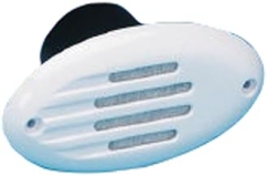 Marinco 10082 12V Electronic Horn with Durable White Grill for Boats and Vehicles
