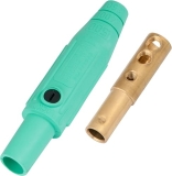 Marinco CLM2F-E Series 15 Mini Inline Female Connector 150A 600V 8- 2 AWG Green