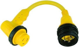 Marinco 1RPCRV 30A 125V Right Angle Locking Sealing Connector Male Plug
