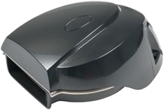 Marinco 10098 12V MiniBlast Compact Single Horn with Durable Black Cover for Vehicles
