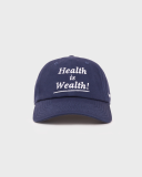 Sporty&Rich Health is Wealth Hat - Light Navy/White