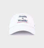 Sporty&Rich Health is Wealth Hat - White