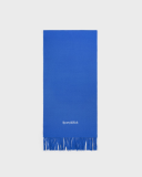 Sporty&Rich Serif Logo Scarf - Azure