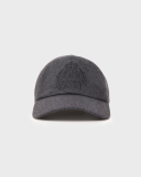 Sporty&Rich NY Crest Wool Hat - Cool Gray
