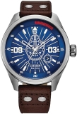 Citizen Eco-Drive Han Solo Star Wars Mens Watch 43mm Blue Dial Brown Leather Strap