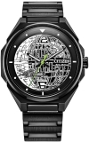Citizen Eco-Drive Star Wars Death Star Mens Black Stainless Steel Watch 41mm BJ6539-50W