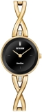 Citizen Eco-Drive Axiom Womens Stainless Steel Watch with Crystal Accents - Elegant Timepiece