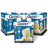 Quest Nutrition Vanilla Protein Shake 30g Protein, Keto, Gluten-Free, 11oz, 12 Pack