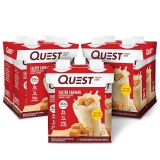 Quest Nutrition Salted Caramel Protein Shake 30g Protein, 3g Net Carbs, Keto, Gluten-Free, 11oz, 12