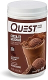 Quest Nutrition Chocolate Milkshake Protein Powder - 22g Protein, Low Carb, Gluten Free, 1.6 lb
