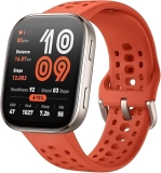 Amazfit Bip 6 Smartwatch 46mm Red - 14-Day Battery, 1.97 AMOLED, GPS, Health Fitness Tracker
