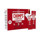 Chomps Smoky BBQ Beef Jerky Sticks 0.5oz 24-Pack - Keto, Paleo, Gluten-Free, Zero Sugar