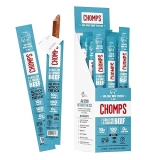 Chomps Grass Fed Beef Jerky Sticks Sea Salt - Keto, Paleo, Gluten Free, Sugar Free, 24 Pack