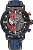 Citizen Mens Eco-Drive Spider-Man Black IP Stainless Steel Watch Model CA0855-47W