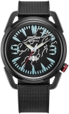 Citizen Mens Eco-Drive Venom Lethal Protector Watch AW2065-41W Stainless Steel Black Strap