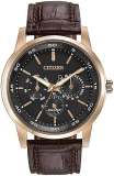 Citizen Eco-Drive Corso Mens Stainless Steel Watch Classic Design, Durable Stylish