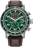 Citizen Mens Eco-Drive Brycen Chronograph Watch with Stainless Steel Case - Weekender Series