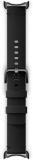 Google Pixel Watch Leather Band Large Size in Obsidian Premium Crafted Replacement Strap