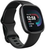 Google Fitbit Versa 4 Fitness Smartwatch with GPS, Heart Rate, Sleep Tracking, 40 Exercises, Black