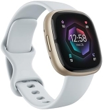 Google Sense 2 Smartwatch with ECG, SpO2, GPS, Stress Sleep Tracking, Blue Mist Gold