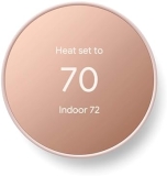 Google Nest Smart Thermostat - Programmable WiFi Thermostat for Home - Sand Color