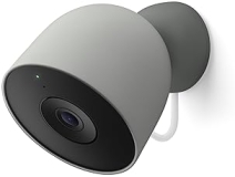Google Nest Cam Outdoor Wired 2nd Gen - 2K Video, Night Vision, 2-Way Audio, Google Home
