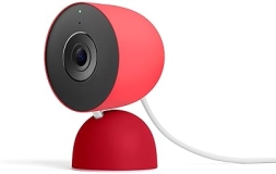 Google Nest Cam Indoor 3rd Gen Wired Security Camera 2K Video Night Vision 2-Way Audio
