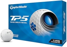 Taylormade TP5 Golf Balls High Performance Distance and Control Golf Balls Pack