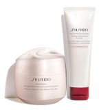Shiseido Benefiance Wrinkle Smoothing Cream 75mL Deep Cleansing Foam 125mL Set