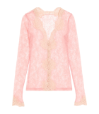 Dior Valentino Lace V-Neck Cardigan