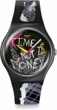 Swatch New Gent Bioceramic Black Quartz Waterproof Unisex Casual Watch with Swatch Pay