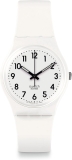 Swatch Gent Biosourced White Quartz Unisex Casual Waterproof Polymer Watch