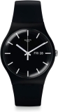 Swatch New Gent Biosourced Black Unisex Quartz Watch Waterproof Casual Plastic Design