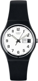 Swatch Gent Standard Once Again Black Quartz Watch Stylish and Reliable Timepiece