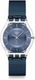 Swatch Skin Classic Biosourced Blue Quartz Watch Unisex Waterproof Casual Polymer Design