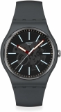 Swatch New Gent Biosourced Grey Quartz Unisex Waterproof Casual Polymer Watch