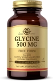 Solgar Glycine 500mg - 100 Vegan Capsules, Non-GMO, Gluten Dairy Free, Kosher, 100 Servings