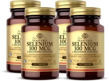 Solgar Yeast-Free Selenium 100 mcg, 400 Tablets - Antioxidant Immune Support, Non-GMO